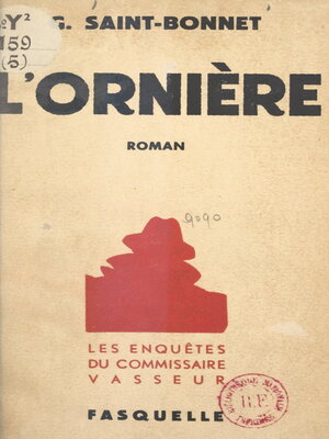 cover image of L'ornière